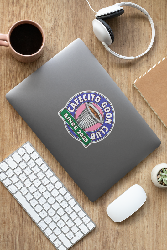 The Cafecito Goon Club Sticker